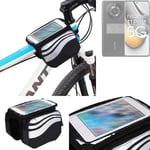 For Realme 11 Pro+ bike frame bag bicycle mount smartphone holder top tube cross