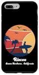 Coque pour iPhone 7 Plus/8 Plus Rincon Santa Barbara California Surf Vintage Surfer Beach