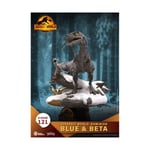 Jurassic World : Le Monde D'après D-Stage Pvc Diorama Blue & Beta 13