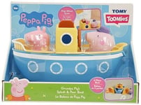 Tomy Peppa Pig Grandpa Pig's Splash & Pour Boat Toy