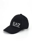EA7 Emporio Armani Train Core Logo Cap - Black/White, Black, Size M, Men