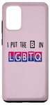 Coque pour Galaxy S20+ I Put The B In LGBTQ - Hilarant Bisexual Pride Esthétique