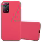 Fodral till Xiaomi RedMi NOTE 11 PRO 4G / 5G Fodral i CANDY RED Fodral Skyddsskydd Silikon TPU Fodral Röd