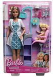 Barbie Careers Dentist Doll Brown Hair and Playset Accessories Toy New with Box