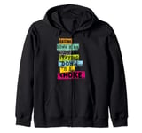 FALLING DOWN IS AN ACCIDENT STAYING DOWN IS A CHOICE Present Zip Hoodie