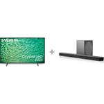 Samsung CU8072 75" 4K LED TV + HW-Q800C 5.1.2 Dolby Atmos Soundbar -tuotepaketti