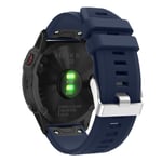Garmin Fenix 6 stylish silicone watch band - Dark Blue