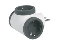 Legrand 694520, Typ F, 220 - 230 V, 16 A, Sort, Hvid, 3680 W, Termoplast