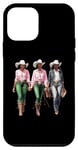 iPhone 12 mini Black Cowgirl Western African American Melanin Cowgirl Chic Case