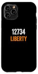 Coque pour iPhone 11 Pro Code postal Liberty 12734, déménagement vers 12734 Liberty