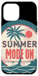 Coque pour iPhone 14 Pro Max Belle saison d'été avec mode sur costume