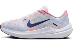 NIKE Women's W Air Winflo 10 PRM Low, Pearl Pink Midnight Navy Coral Chalk, 9.5 UK
