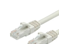 Value Utp Patch Cord Cat.6A, Grey 0.5 M, Grå, 0,5 Mm (0.0197")