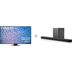Samsung Q80C 65" 4K QLED TV + HW-Q800D 5.1.2 Dolby Atmos Soundbar -tuotepaketti