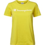 Champion Crewneck T-skjorte Dame - gul - str. XL