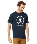Volcom Crisp Stone T-Shirt - Navy, Navy - New, Medium