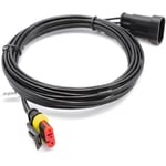 Câble basse tension tondeuses à gazon/robots compatible avec Gardena Robotic sileno life (2019) - 3 m - Vhbw