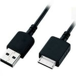 Sync and Charge USB Cable for Sony Walkman MP3 Player Portable Data Cable Black
