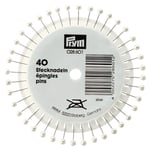 KNAPPNÅL VITA 0.65 x 38 MM PÄRLEMO SI. 40 ST.
