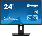 iiyama ProLite XUB2492QSU-B1 platta pc-skärmar 60,5 cm (23.8") 2560 x 1440 pixlar Wide Quad HD LED Svart