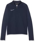 Nike B NK Dry ACDMY DRIL Top T-Shirt à Manches Longues Garçon Obsidian/White/White FR : M (Taille Fabricant : M)