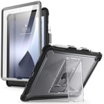 i-Blason Ares Case for New iPad 8th/7th Generation, iPad 10.2 2020/2019 Case, Full-Body Kickstand with Built-in Screen Protector Cover with Pencil Holder (Black)
