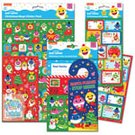 Paper Projects 01.70.24.096 Baby Shark Mega Christmas Sticker Bundle, Multicoloured