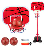 GZP New 2020 Basketball Hoop And Stand, 2.4M Portable Basketball Hoop Set,130-240Cm Height Adjustable Basketball Stand Sport for Children,Safe And Stable, Suitable for Indoor And Outdoor Use