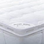 New Silentnight Airmax Mattress Topper Polyester White King Size King Style N U