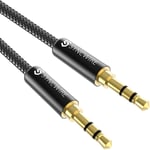 Syncwire Aux Cable 3.5Mm –3.3Ft/1M- Nylon Braided Aux Lead for Car, Headphone, I