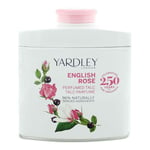 YARDLEY ENGLISH ROSE TALCUM POWDER 50G FOR HER - NEW - FREE P&P - UK