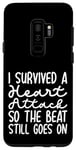Galaxy S9+ I Survived A Heart Attack So The Beat Still Goes On Case