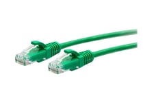 C2G 10ft (3m) Cat6a Snagless Unshielded (UTP) Slim Ethernet Network Patch Cable - Green - patchkabel - 3 m - grøn