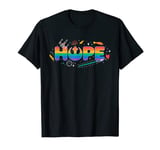 Star Wars Pride Hope Rainbow Rebel Symbol Galactic Doodles T-Shirt