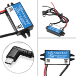 Konnected 12V till 5V USB transformator