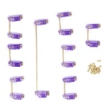 (Purple) Mechanical Keyboard Stabilizer 2 Specifications With Golden Wire