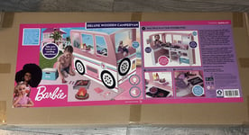 Barbie Deluxe Wooden Campervan Pretend Play Playhouse with Accessories