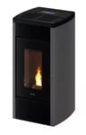 Poêle à granulés étanche canalisable Freepoint Duke titanium 14 kW