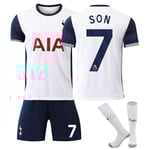 2425 Tottenham Hotspur Hemmafotbollströja SON Bär strumpor S(165-170cm)