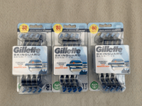 3x Gillette Skinguard Sensitive Disposable Razors Sensitive Skin 8 Pack FREEPOST