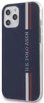 U.S Polo "Tricolor VS Cover iPhone 12 Pro Max" Blue