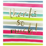 The Proper Mail Company Bright Stripes Thank You Card