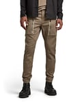 G-STAR RAW Men's Zip Pocket 3D Skinny Cargo Pants, Brown (deep walnut D21975-C105-B743), 38W / 36L