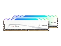 Mushkin Redline Lumina - DDR4 - sats - 32 GB: 2 x 16 GB - DIMM 288-pin - 3200 MHz / PC4-25600 - CL14 - 1.35 V - ej buffrad - icke ECC - vit