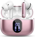 Wireless Earbuds,Bluetooth 5.3 Headphones In Ear with 4 ENC Noise Cancelling Mi