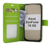 Crazy Horse Wallet Asus ZenFone 10 5G (Grön)