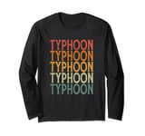 Retro Custom First Name Typhoon Long Sleeve T-Shirt