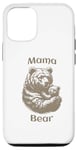 Coque pour iPhone 15 Pro Maman Ours et Petit Amour Embrasser la faune Nature