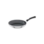 Tramontina Non-Stick Frying Pan with Silicone Handle for Induction, Electric, Gas and Ceramic Glass Hobs, ‎Cookware, Kitchen, 26 cm, 2.0 litres, 20888026, Dark Grey