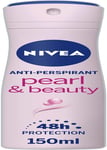 Pearl & Beauty Anti-Perspirant Deodorant Spray (150Ml), Women'S Deodorant with